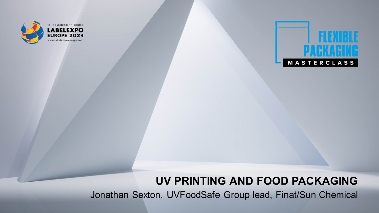 UV printing and food packaging
